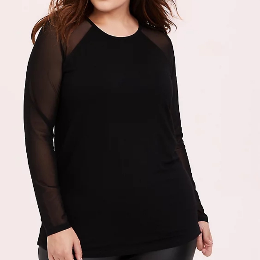 Soft Long Sleeve Shirt w Mesh Sleeves